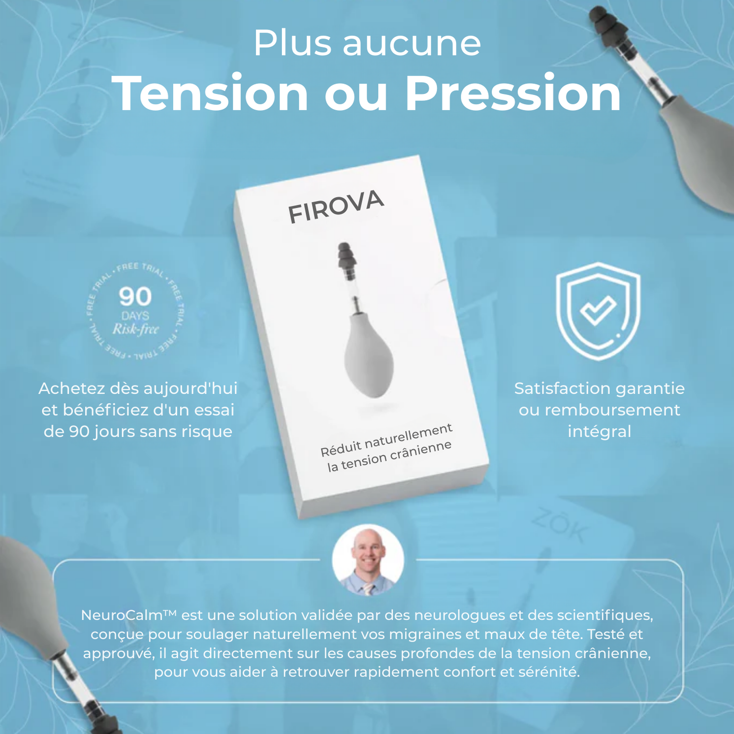 NeuroCalm™ - Soulagement instantané de la tension crânienne