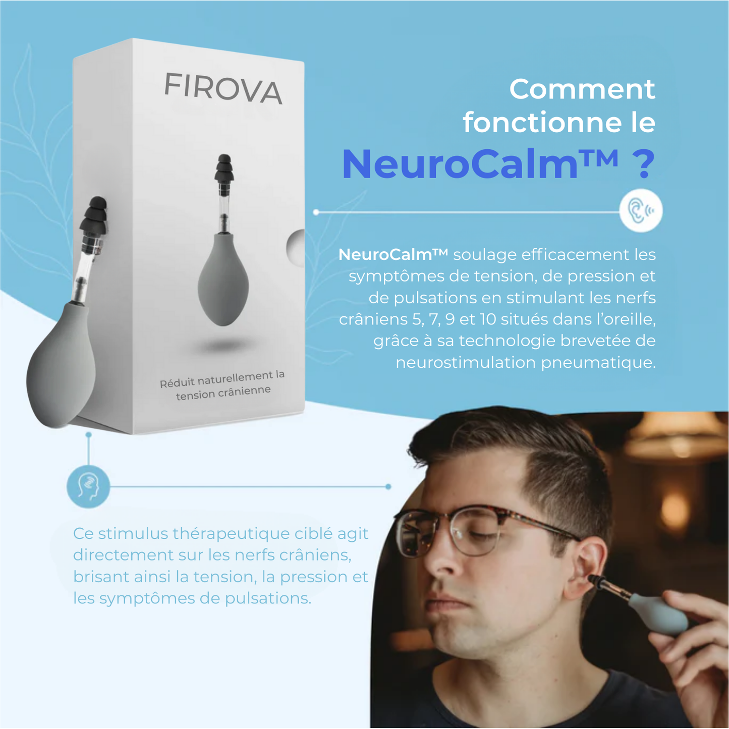 NeuroCalm™ - Soulagement instantané de la tension crânienne